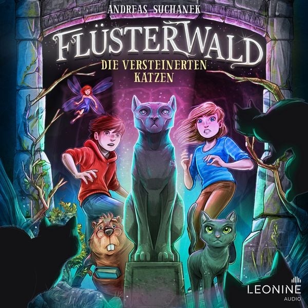 „Flüsterwald 6 – Die versteinerten Katzen“ ist auch als Hörbuch CD erhältlich "Flüsterwald 6 - Die versteinerten Katzen" ist auch als Hörbuch CD erhältlich